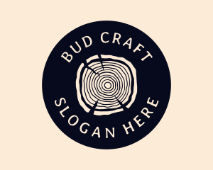 Furniture Woodgrain Craft logo design