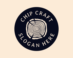 Furniture Woodgrain Craft logo design