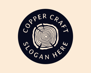 Furniture Woodgrain Craft logo design