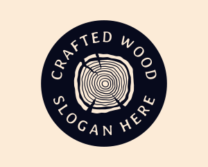 Furniture Woodgrain Craft logo design