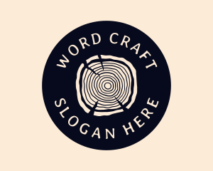 Furniture Woodgrain Craft logo design