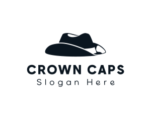 Headgear - Western Cowboy Hat logo design