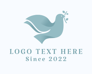 Bird - Peace Dove Catholic Bird logo design