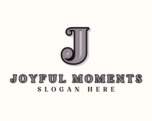 Stylish Brand Letter J logo design