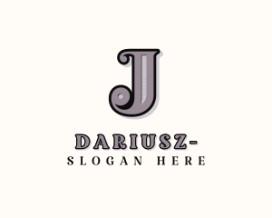 Antique - Stylish Brand Letter J logo design