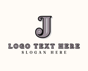 Vintage - Stylish Brand Letter J logo design