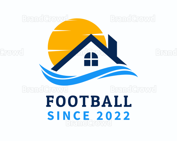 Sunset Wave Home Realtor Logo