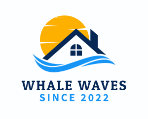 Sunset Wave Home Realtor logo design