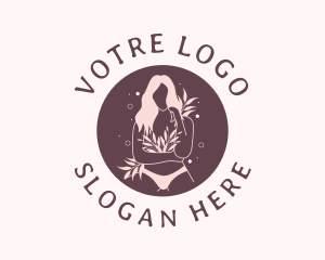 Nude - Nude Lady Beauty logo design