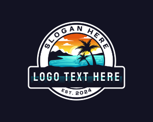 Outdoor - Beach Summer Ocean logo design