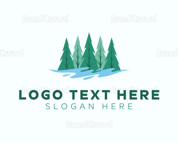 Natural Pine Tree Logo