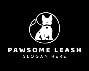 French Bulldog Pet logo design