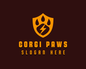 Paw Pet Shield logo design