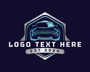 Racer - Car Sedan Mechanic logo design