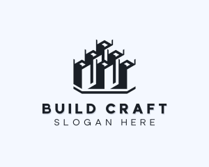 Building Construction Realty logo design