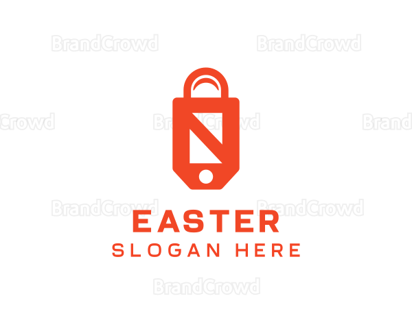 Shopping Bag Tag Logo