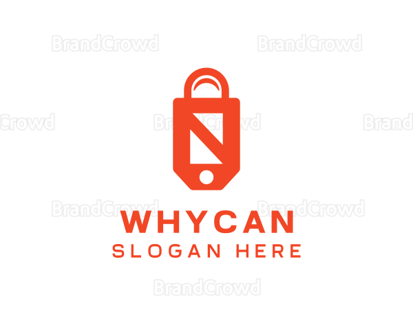 Shopping Bag Tag Logo