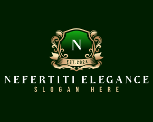 Elegant Crest Shield logo design