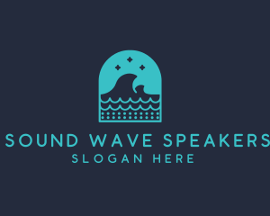 Surf Ocean Waves logo design