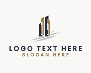 Commerical - Tower Building Architecture logo design