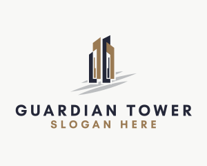 Tower Building Architecture logo design