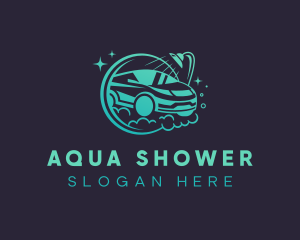 Shower - Auto Shower Car Wash logo design