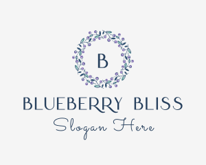 Blueberry - Natural Organic Spa logo design