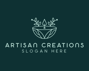 Artisanal Scented Candle logo design