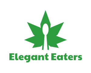 Silverware - Edible Cannabis Spoon logo design