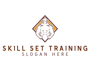 Training - Strong Fitness Training logo design