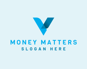 Social Media - Tech Startup Letter V logo design
