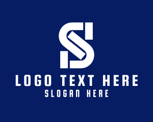 Construction Contractor Letter S Logo