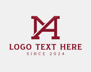 Letter Ma - Financial Advisory Business Letter MA logo design