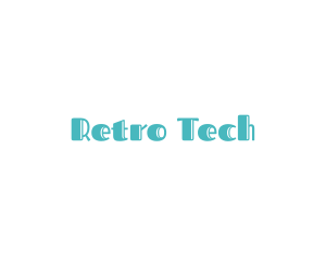 Simple Cute Retro logo design