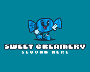 Sweet Candy Character logo design