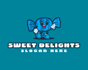 Lollipop - Sweet Candy Character logo design