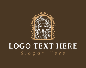 Styling - Goddess Beauty Wreath logo design