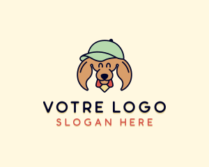 Dog Puppy Cap Logo