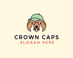 Dog Puppy Cap logo design