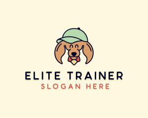 Dog Puppy Cap logo design