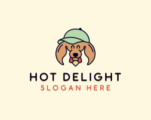 Dog Puppy Cap logo design