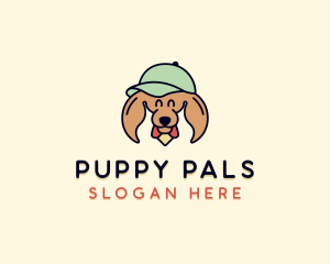 Dog Puppy Cap logo design