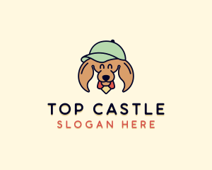 Groomer - Dog Puppy Cap logo design