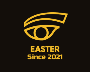 Ophthalmologist - Yellow Esthetician Eye logo design