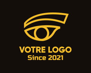 Eyesight - Yellow Esthetician Eye logo design