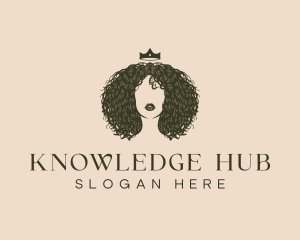 Beauty - Curly Afro Hair logo design