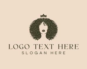 Salon - Curly Afro Hair logo design