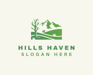 Hills - Nature Park Mountain logo design