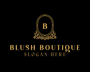 Elegant Floral Boutique logo design