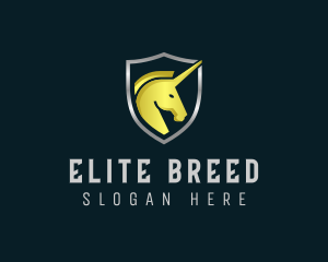 Unicorn Shield Security logo design